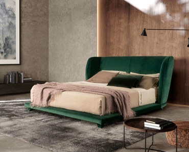 Letto imbottito Criss Cross di Valentini